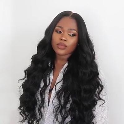 Black Popular Style Natural Wig