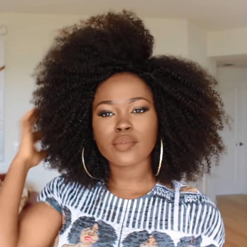 Natural heat resistance Curly wig