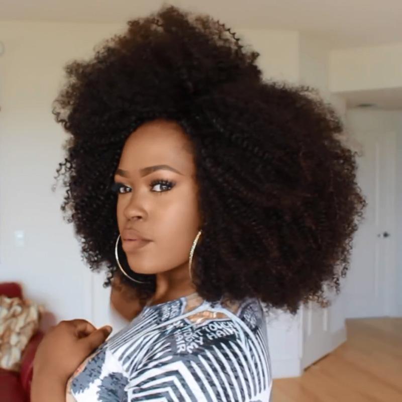 Natural heat resistance Curly wig