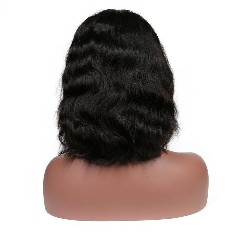 Black Lace front wig 100% Human Virgin